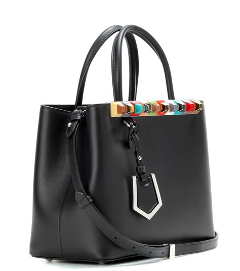 fendi 2jours petite leather tote bag|Fendi 2jours handbag.